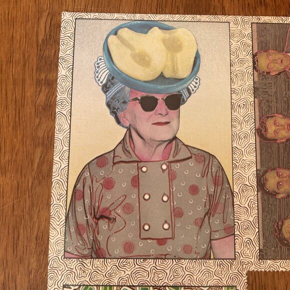 1980 Postcard William Rowe Surreal Botanical Fruit 3 in Lot - Picture 3 of 8